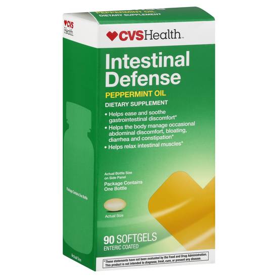 Cvs Intestinal Defense Peppermint Oil Softgels (90 ct)