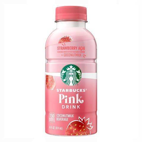 Starbucks Pink Drink Strawberry Acai 14oz