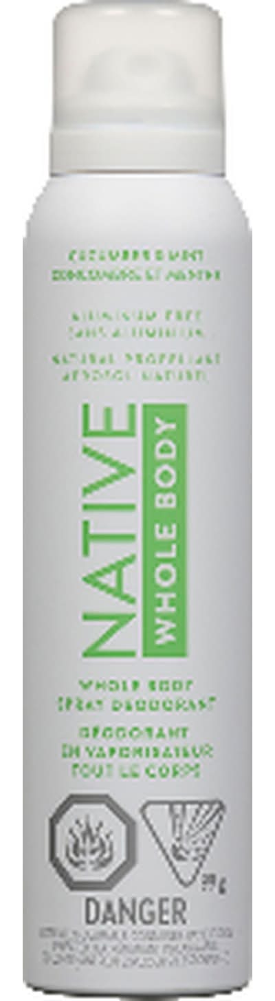 Native Paraben-Free Deodorant and Body Spray, Cucumber-Mint (99 g)