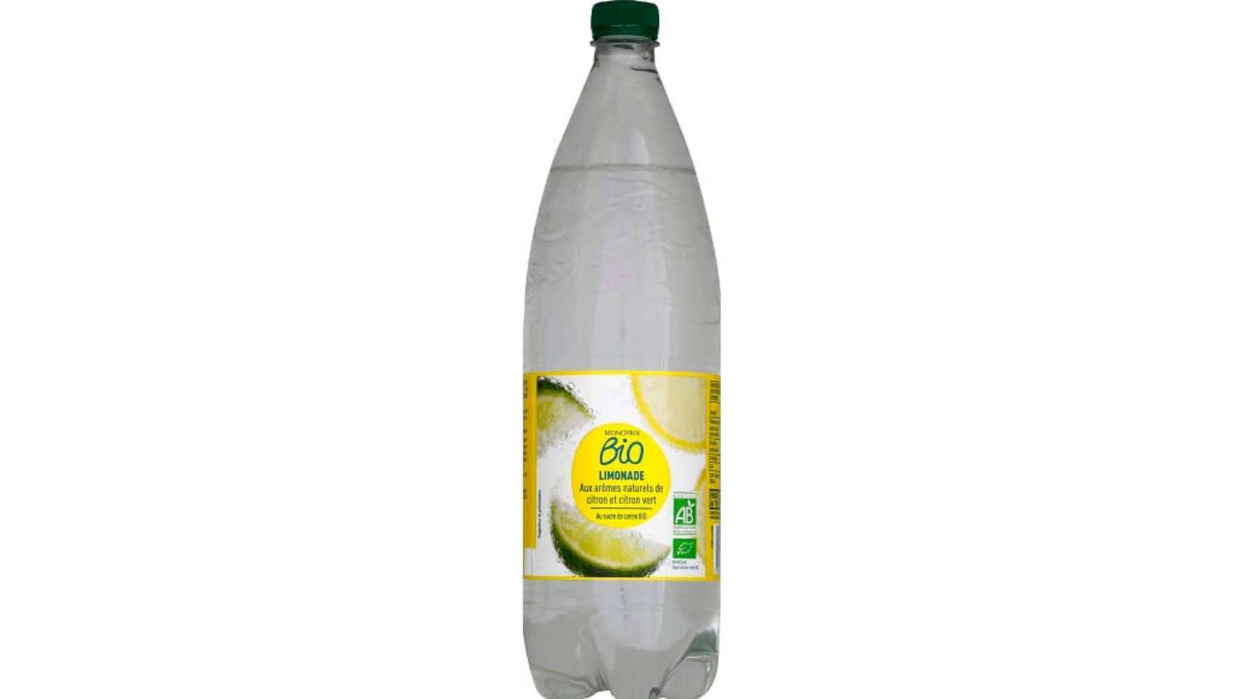 Monoprix Bio Limonade bio La bouteille de 1,25 l