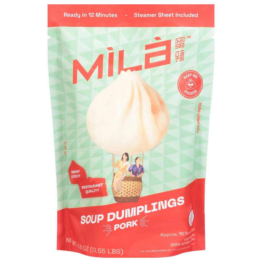 MìLà Pork Soup Dumplings (8.8 oz, 10 ct)