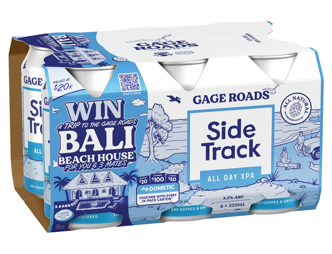 Gage Roads Side Track All Day Xpa Beer (6 x 55mL)