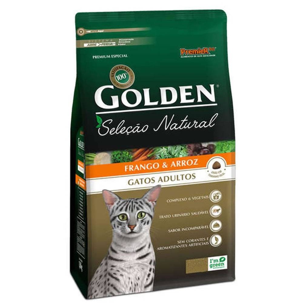 PremieRpet · Ração para gatos adultos seleção natural sabor frango e arroz (1 kg)