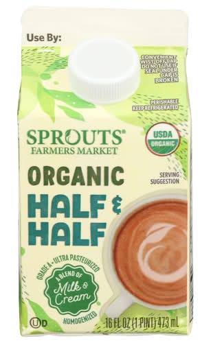 Sprouts Organic Half & Half