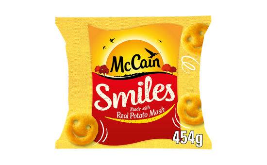 McCain Frozen Potato Smiles 454g