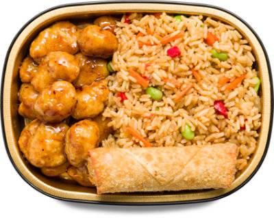 Ready Meals General Tso Chicken W/Fried Rice & Egg Roll