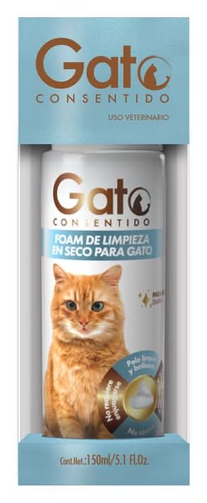 Grisi Pet Care · Espuma de limpieza en seco gato consentido (150 ml)