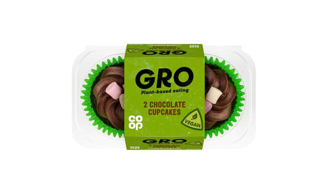 Co-op GRO 2 Chocolate Cupcakes