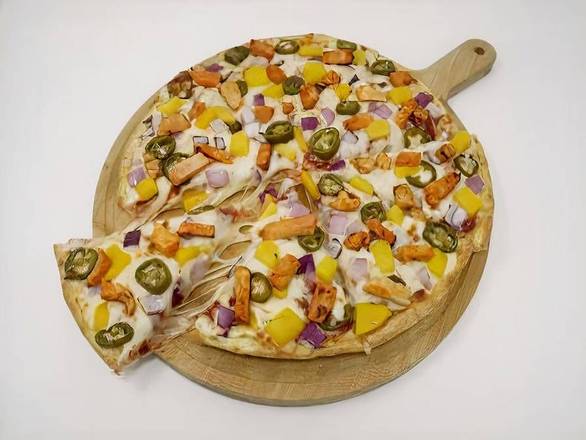 Detroit Style Mango Habanero Pizza