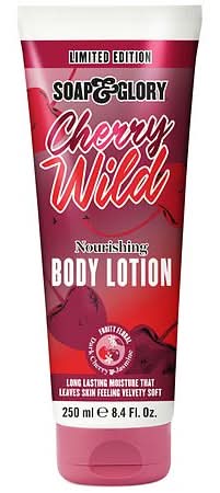 Soap & Glory Limited Edition Nourishing Body Lotion, Cherry Wild (8.4 fl oz)