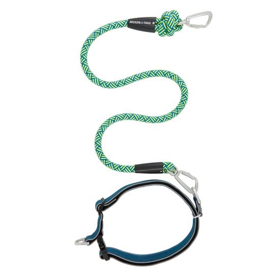 Arcadia Trail™ Hands-Free Dog Leash with Adjustable Waistband: 4-ft long (Color: Blue)