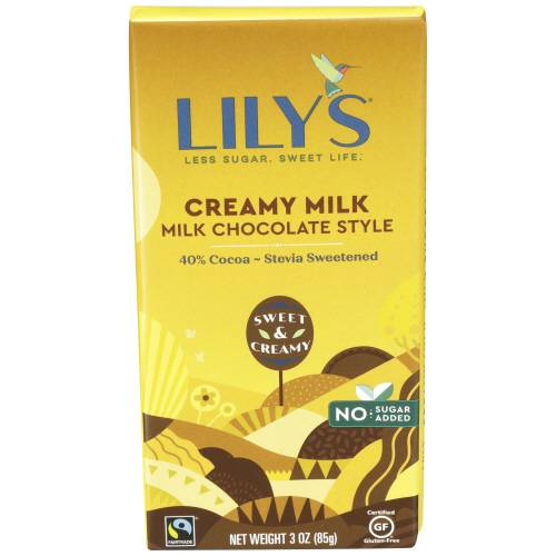 Lily's Sweets Creamy Milk Chocolate Style Bar