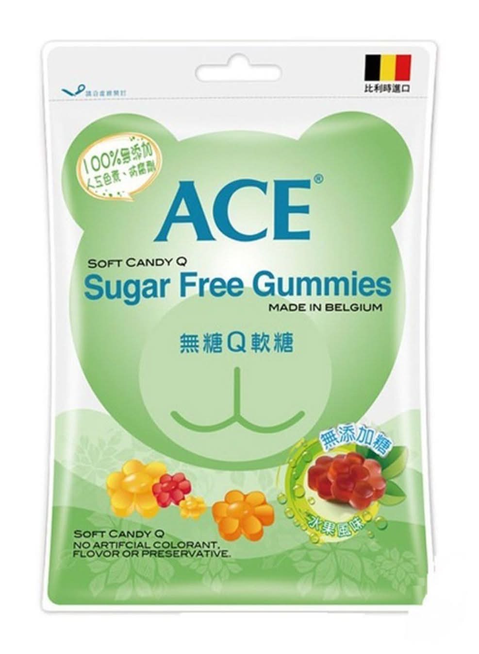 ACE 無糖Q軟糖量販包 (240 g)