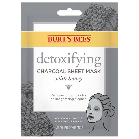 Burt's Bees Charcoal Sheet Mask With Honey