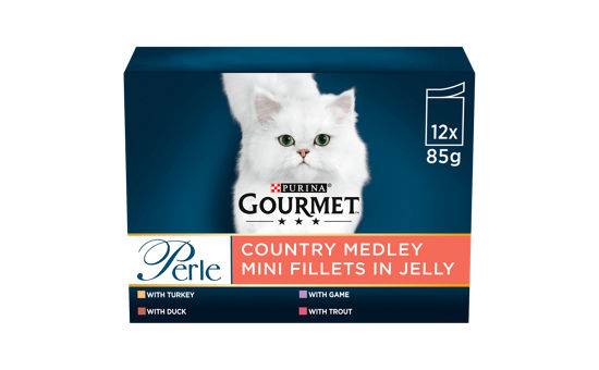 Gourmet Perle Country Medley Mini Fillets in Jelly 12 x 85g (1020g)