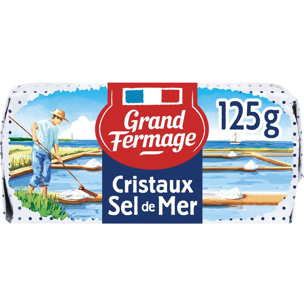 Grand Fermage - Beurre demi-sel aux cristaux de sel de mer de noirmoutier