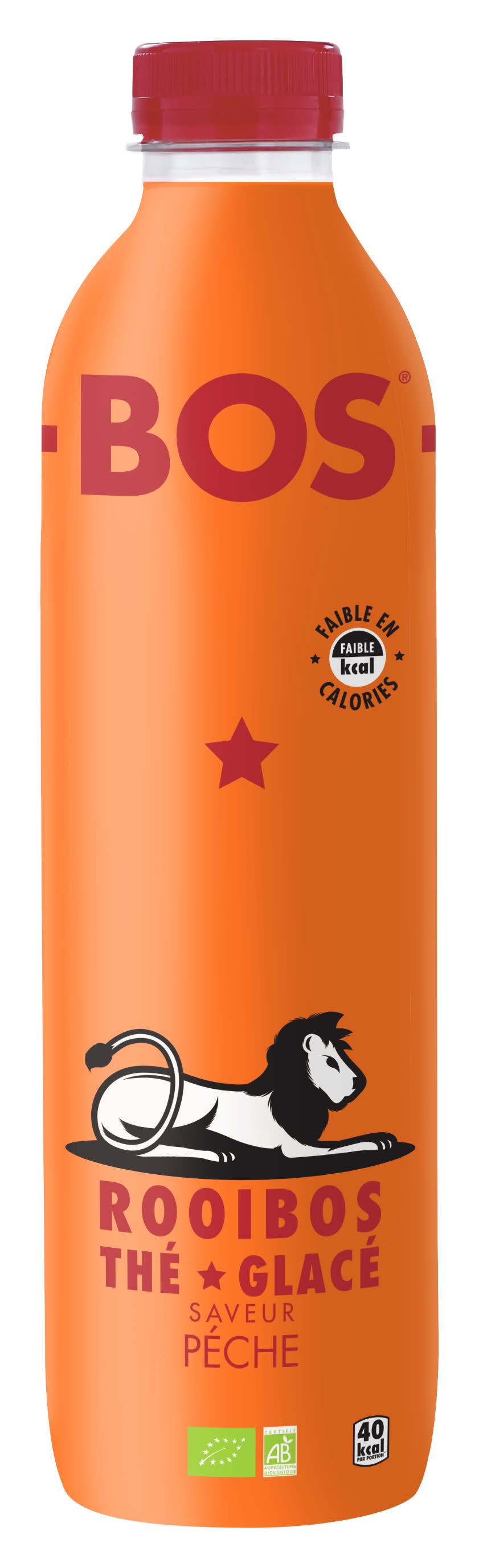 BOS - Boisson rafraîchissante à l'extrait de rooibos, pêche (1L)