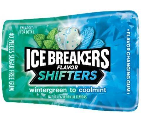 Ice Breakers  Flavor Shifters Wintergreen to Coolmint 40ct