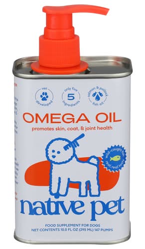 Native Pet Supplements Omega Oil Food Supplement For Dogs