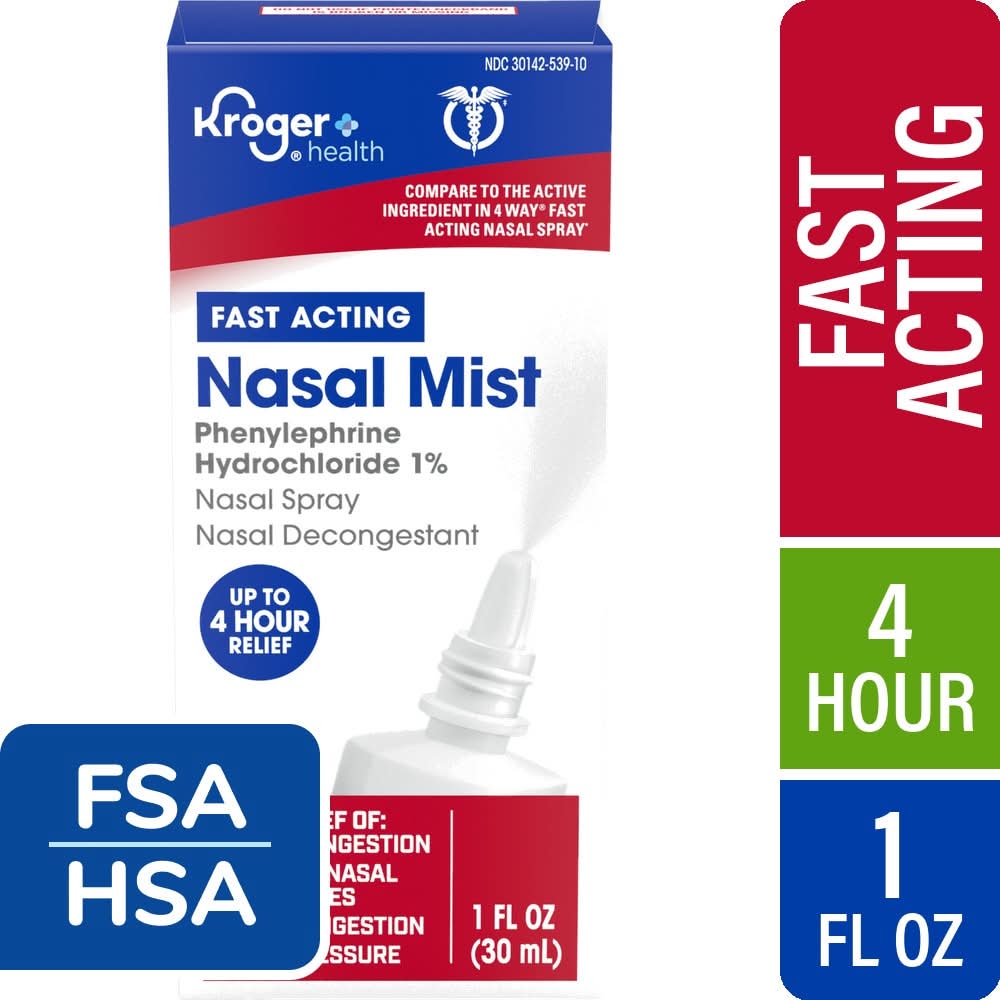 Kroger Health Maximum Strength Original Nasal Spray (1 fl oz)