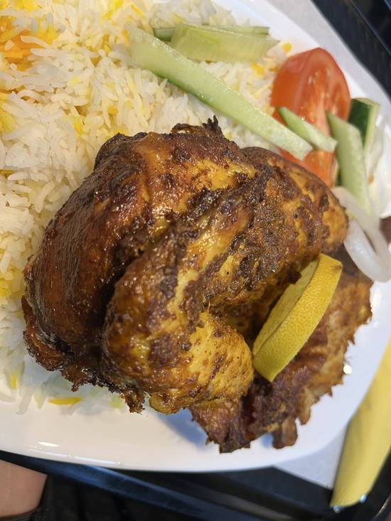 Half Chicken (Chargha)(comes with rice or naan)