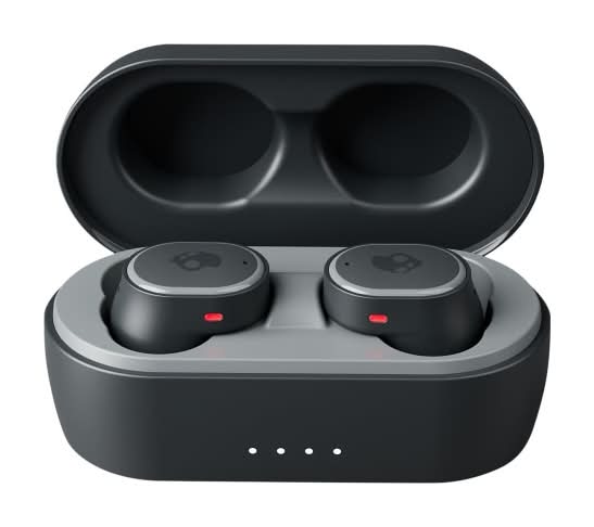 Skullcandy Sesh - True wireless earphones with mic - in-ear - Bluetooth - active noise canceling - black/orange