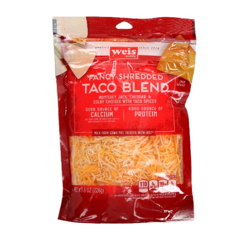 Weis Taco Blend Seasoned Cheese