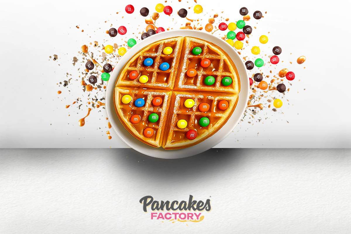 🥜 WAFFLES M&M'S - LA GAUFRE BELGE EN VERSION COLORÉE