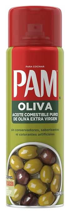 Pam · Aceite comestible puro de oliva extra virgen en spray (141 g)