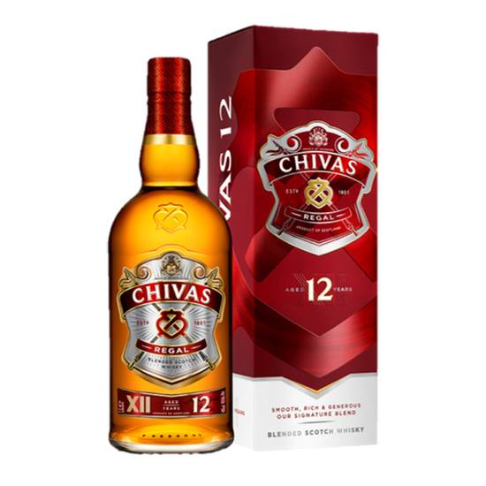 Whisky Chivas Regal 12 Años 750 mL