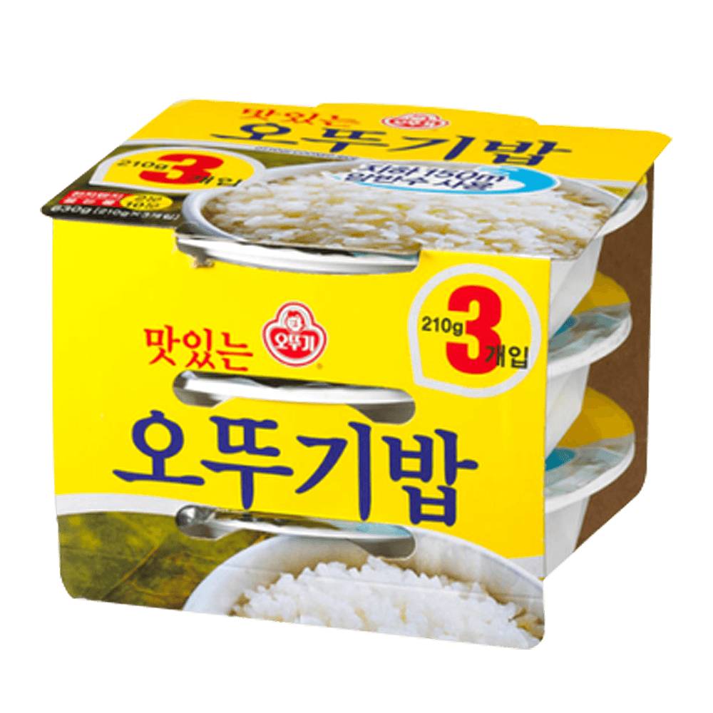 Ottogi Delicious Cooked Rice (22.2 oz, 3 ct)