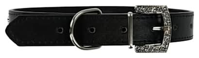 Rhinestone Dog Collar M/L Plain