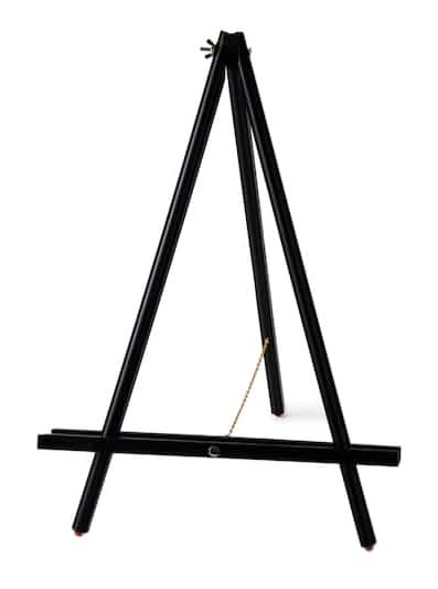 Artist's Loft Wood Table Display Easel, Black