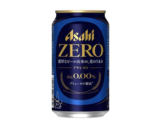 369759：［ノンアルコール］アサヒ ZERO 350ML缶 / Asahi, ZERO(Non‐Alcoholic Beer)×350ML