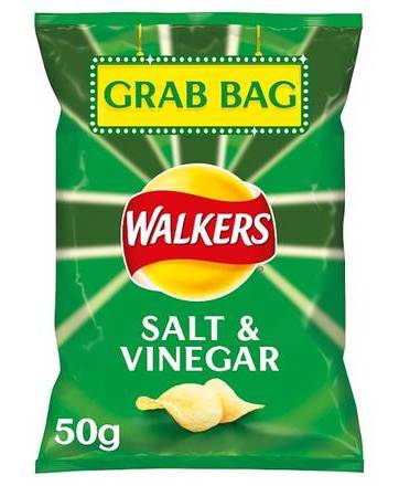 Walkers Crisps Salt and Vinegar (50 G)
