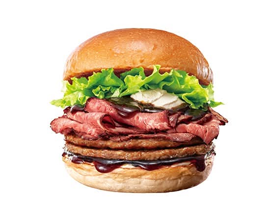 【単品】ダブルローストビーフバーガー Double Roast Beef&Double Patty Burger