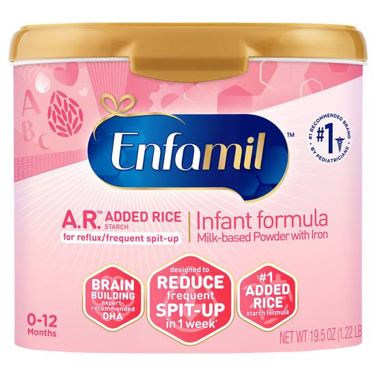 Enfamil A.r. Powder Infant Formula For Reducing Spit-Up (19.5 oz)