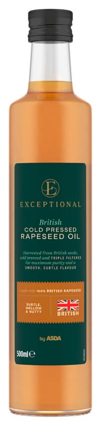 Asda Extra Special British Cold Pressed Rapeseed Oil 500ml