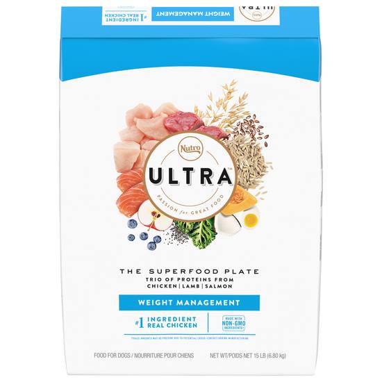 Nutro Ultra the Superfood Plate Weight Management Dry Dog Food