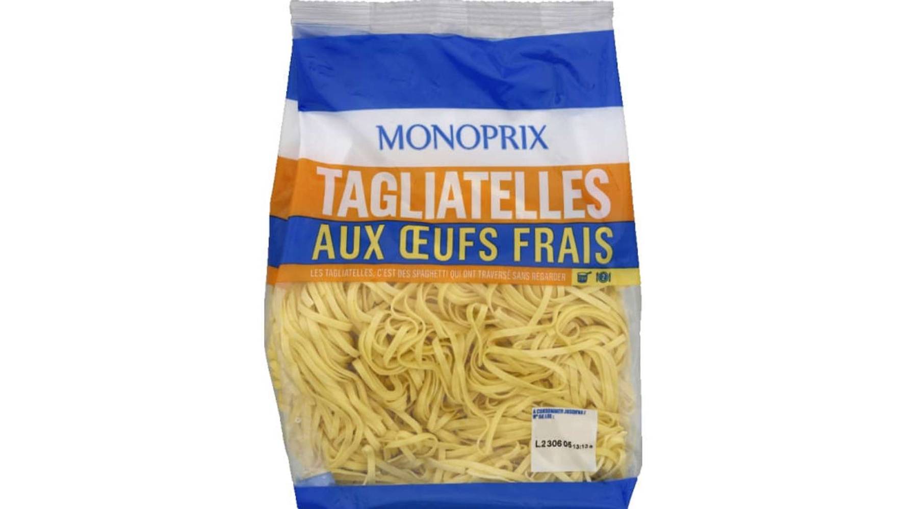 Monoprix - Tagliatelles aux oeufs frais (350g)
