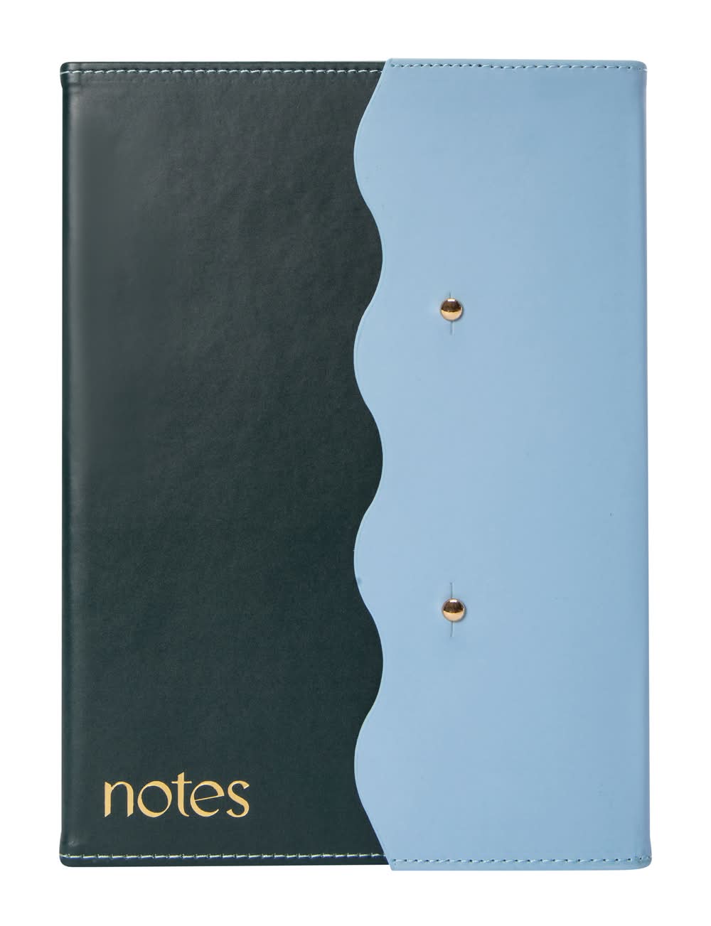 Double-Pin Wavy Journal Green