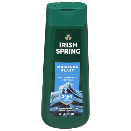 Irish Spring Moisture Blast Moisturizing Face & Body Wash
