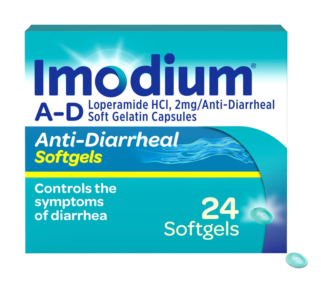 Imodium Anti-Diarrheal Softgels (24 ct)