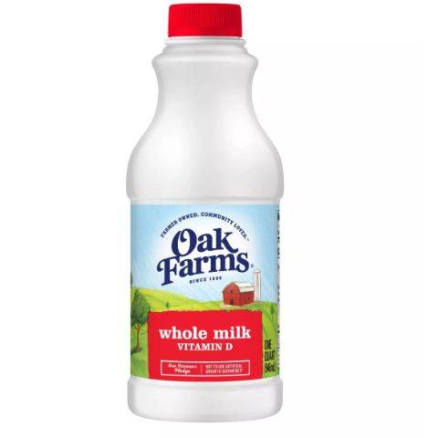 Oak Farms Whole Milk 1 Quart