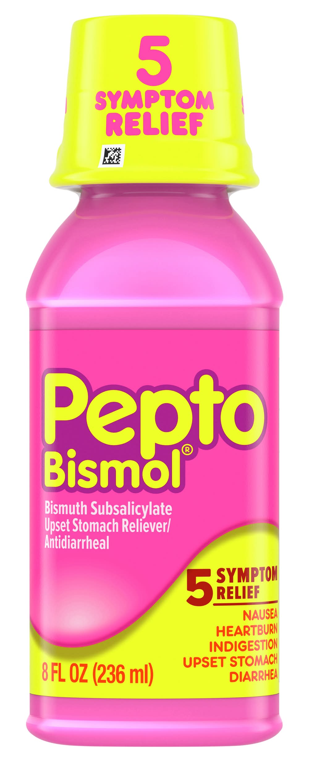 Pepto-Bismol Original 5 Symptom Stomach Reliever & Antidiarrheal (8 fl oz)
