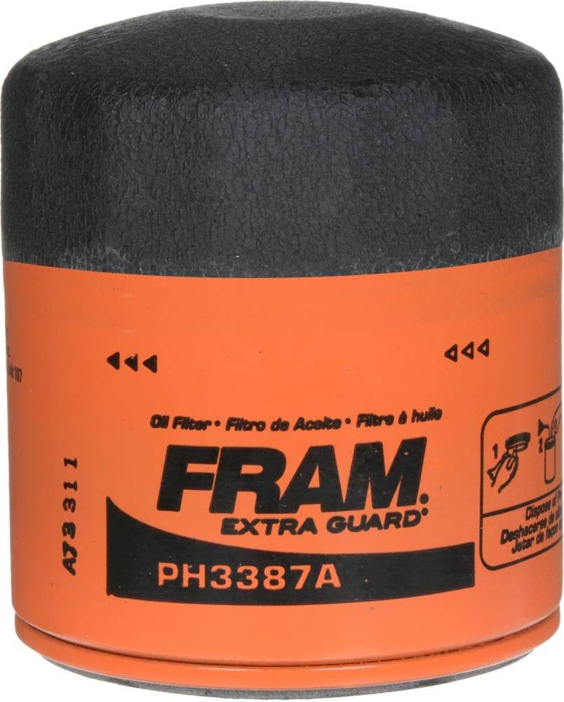 FRAM  PH3387A Oil Filter: Spin-on, High Dirt Trapping Efficiency of 95% | PH3387A