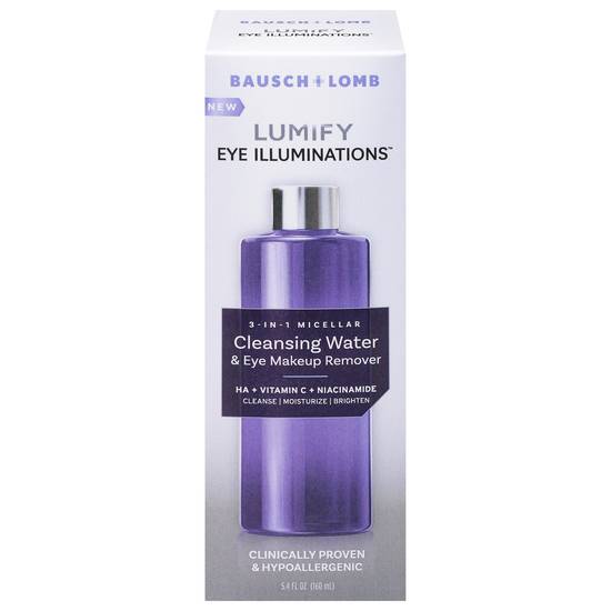 Bausch & Lomb Illuminations Cleansing Water & Eye Makeup Remover