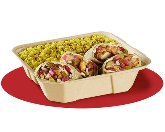 Chicken Shawarma Saj Box