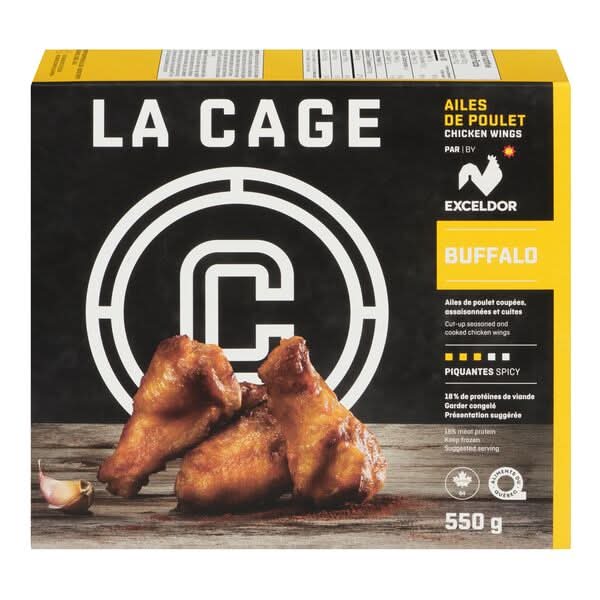 La cage ailes de poulet - chicken wings (buffalo)