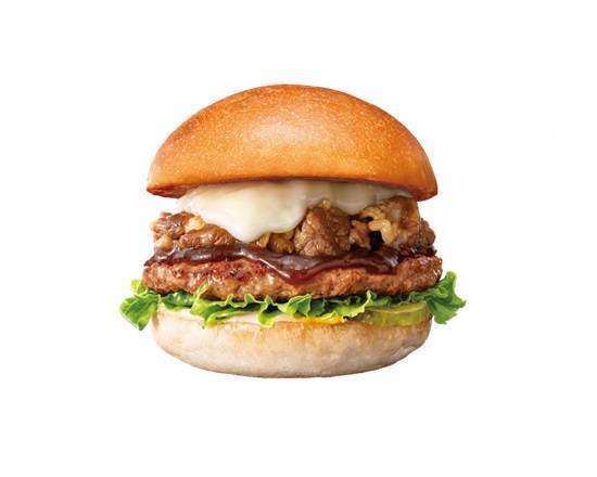 【単品】絶品 牛カルビチーズバーガーZEPPIN (Ultimate) Cheeseburger with Beef Kalbi